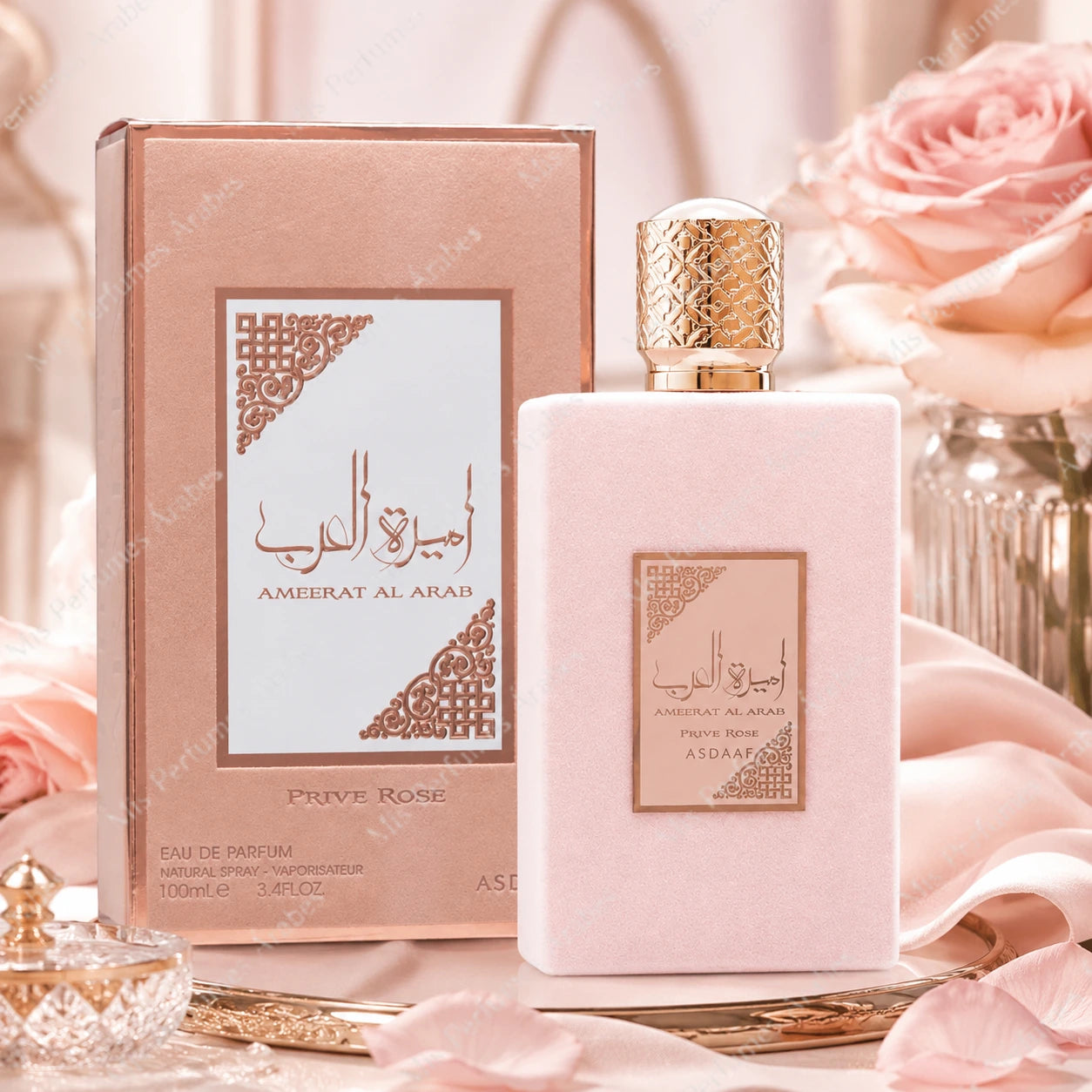 Perfume Ameerat Al Arab Privee Rose de Lattafa 100ml