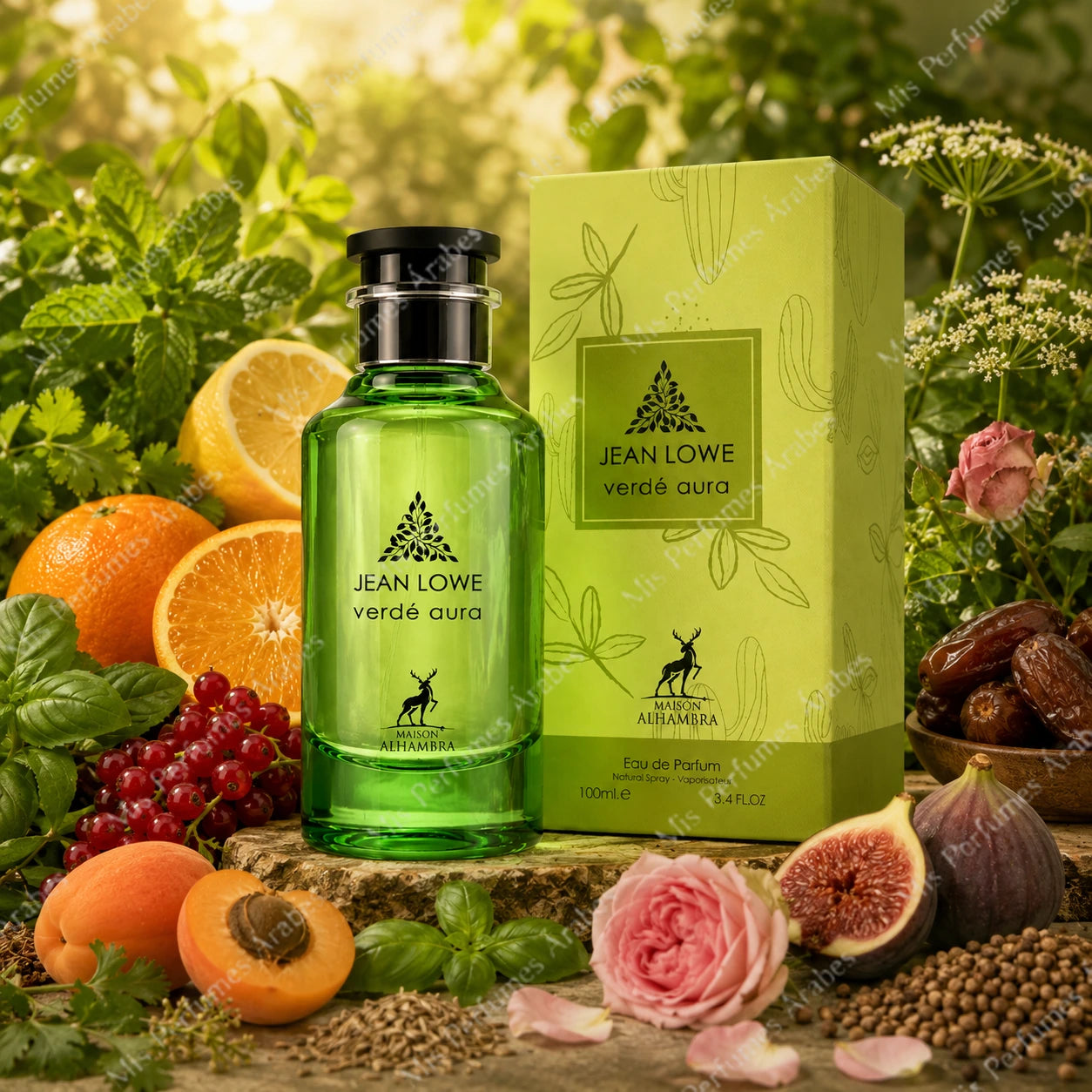 Perfume Jean Lowe Verde Aura de Maison Alhambra 100ml