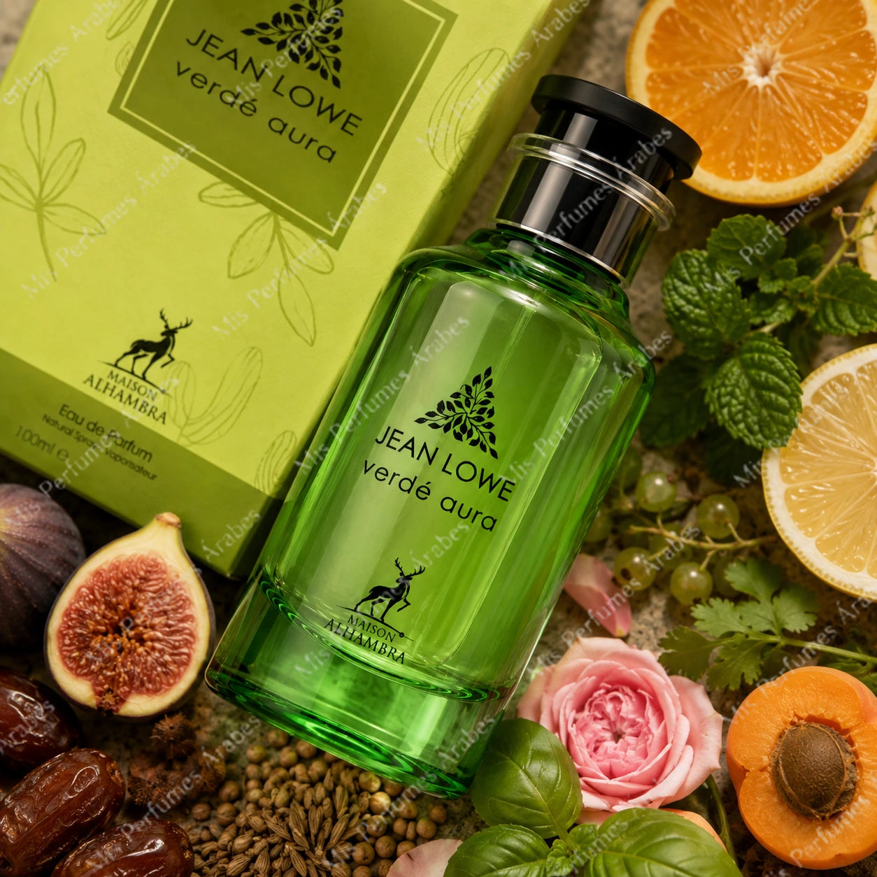 Perfume Jean Lowe Verde Aura de Maison Alhambra 100ml