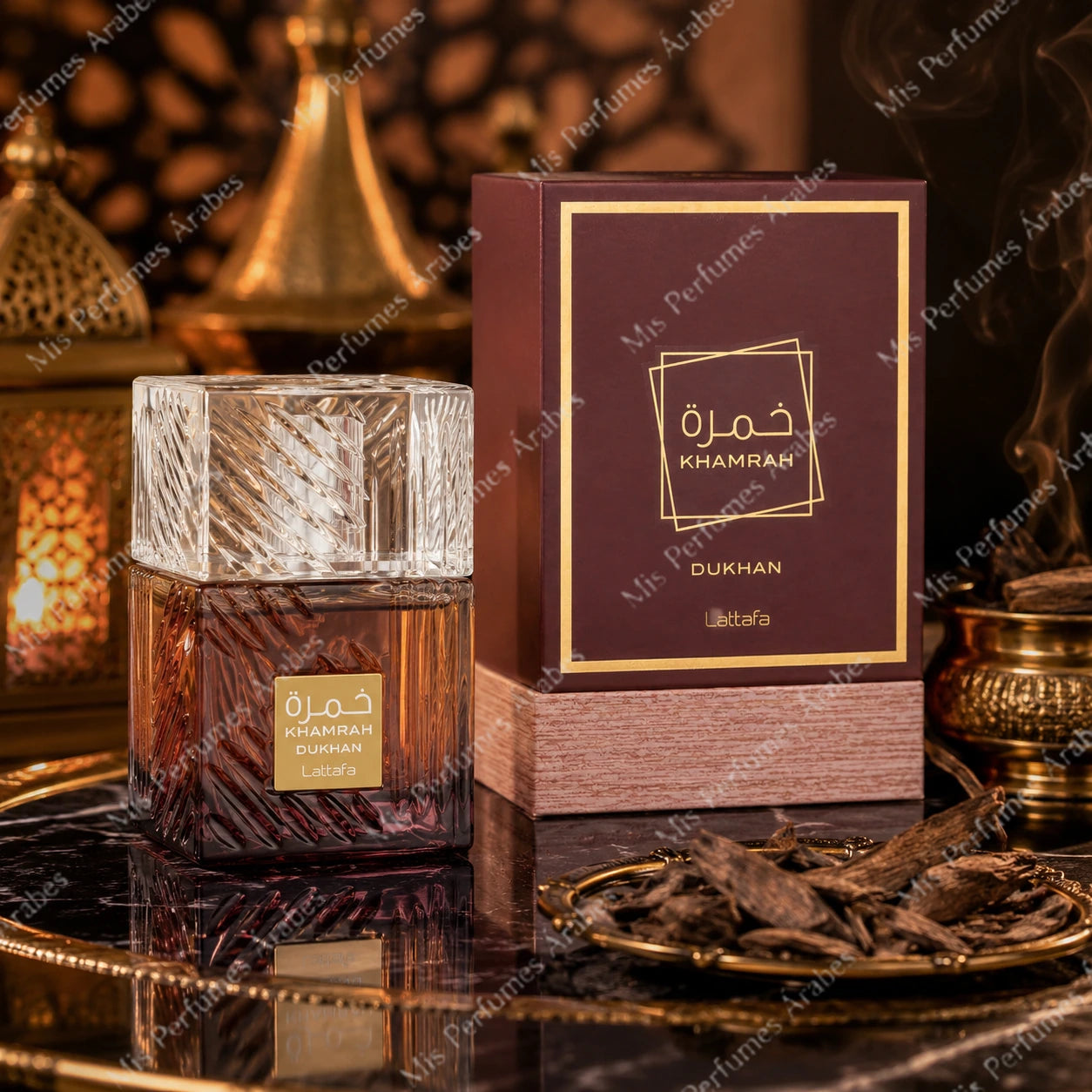 Perfume Khamrah Dukhan de Lattafa 100 ml