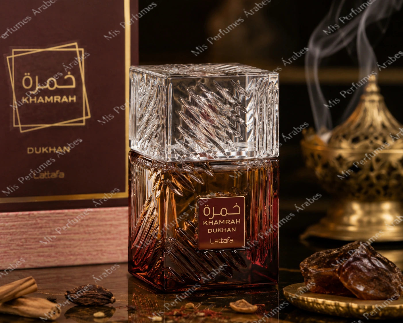 Perfume Khamrah Dukhan de Lattafa 100 ml