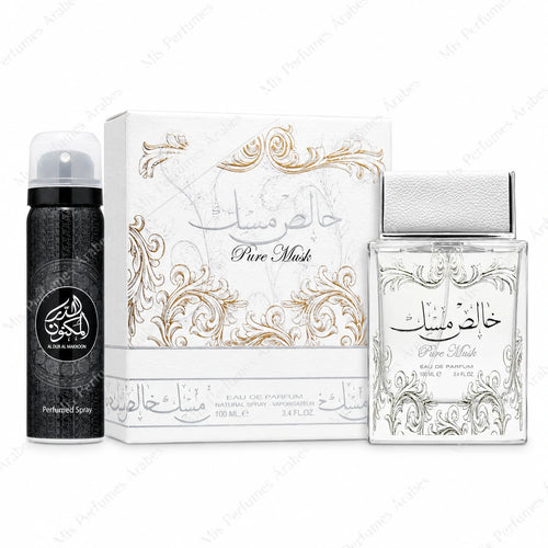 Pack Perfume Pure Musk de Lattafa 100ml + Desodorante