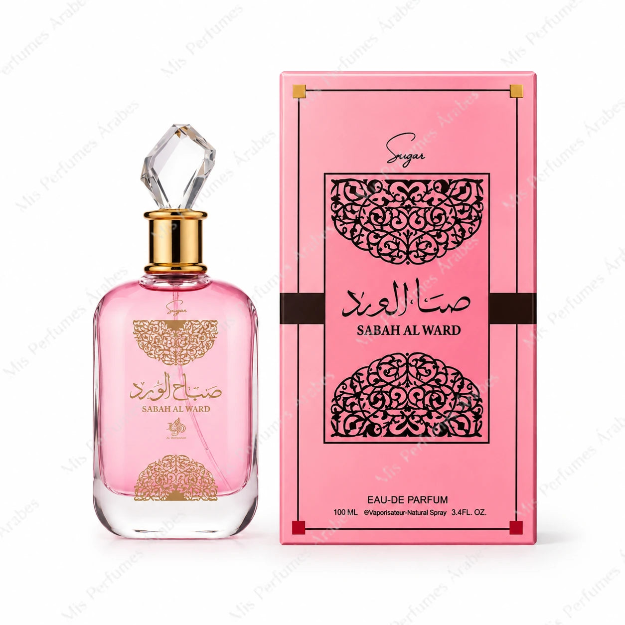 Perfume Sabah Al Ward Sugar de Al Wataniah 100ml