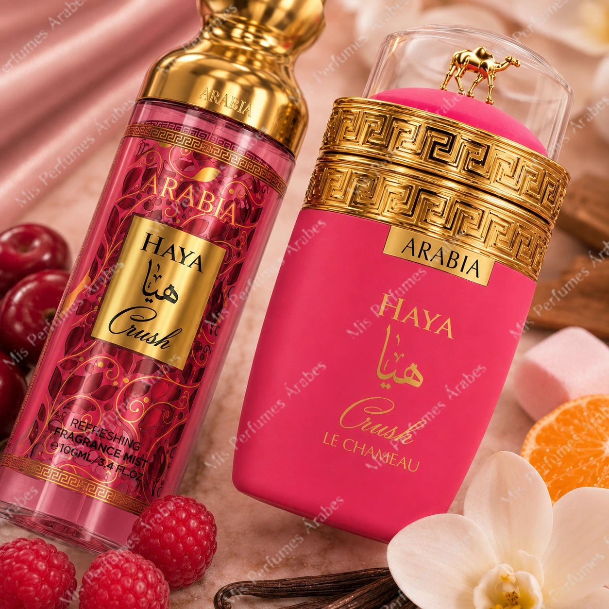 Set de regalo Arabia Haya Crush de Emper 100ml + Bruma 100ml