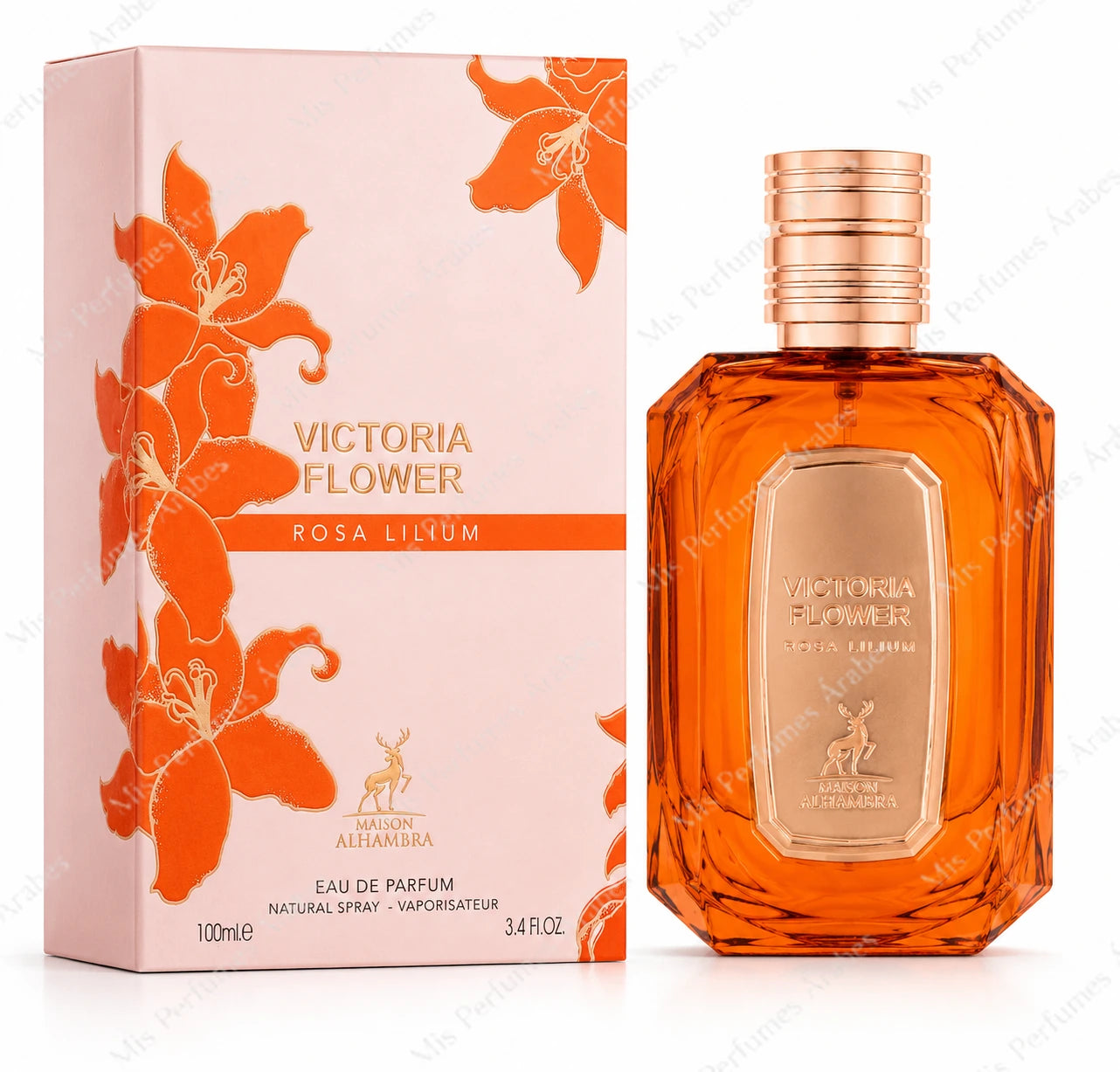 Perfume Victoria Flower Rosa Lilium de Maison Alhambra 100ml