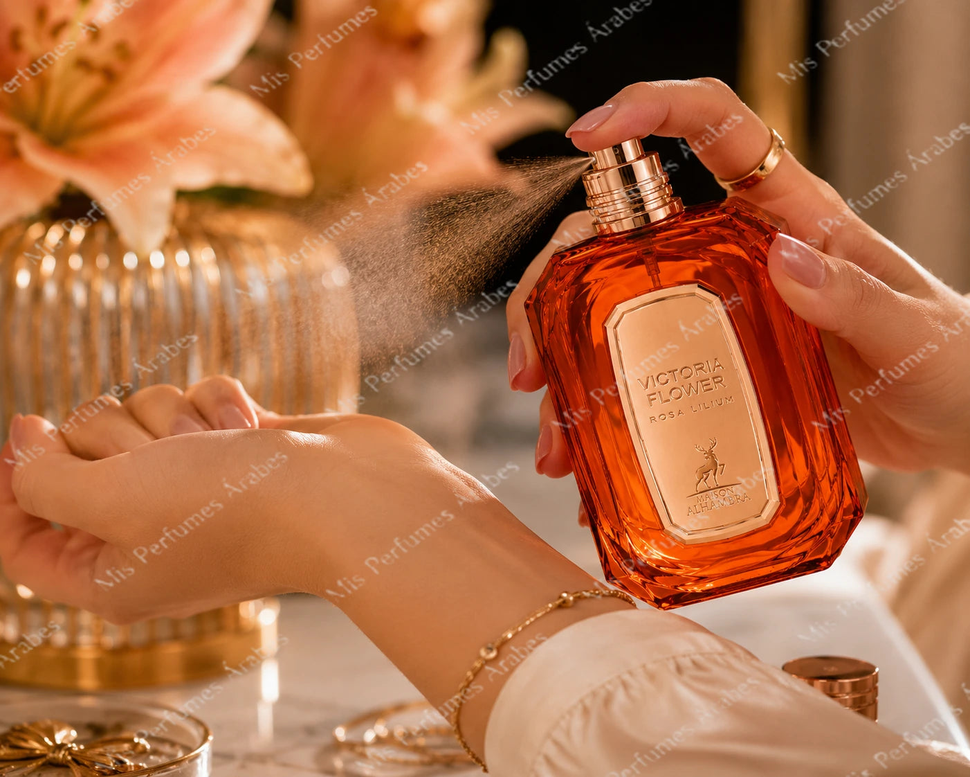 Perfume Victoria Flower Rosa Lilium de Maison Alhambra 100ml
